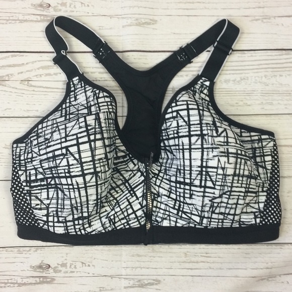 maidenform sports bra zip front